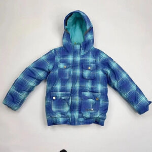 Burton Twist Bomber Insulated Plaid Jacket
